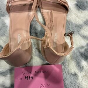 Steve Madden tan/brown heels size women 4M sandals.